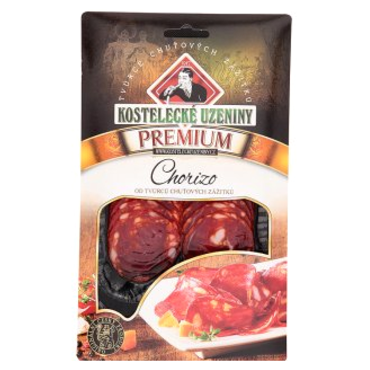 Salám Chorizo Premium Kostelecké uzeniny levně Kupi cz