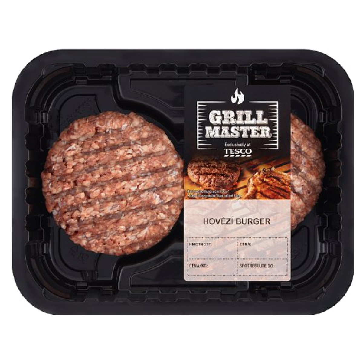 Hovězí burger Grill Master Tesco levně Kupi cz