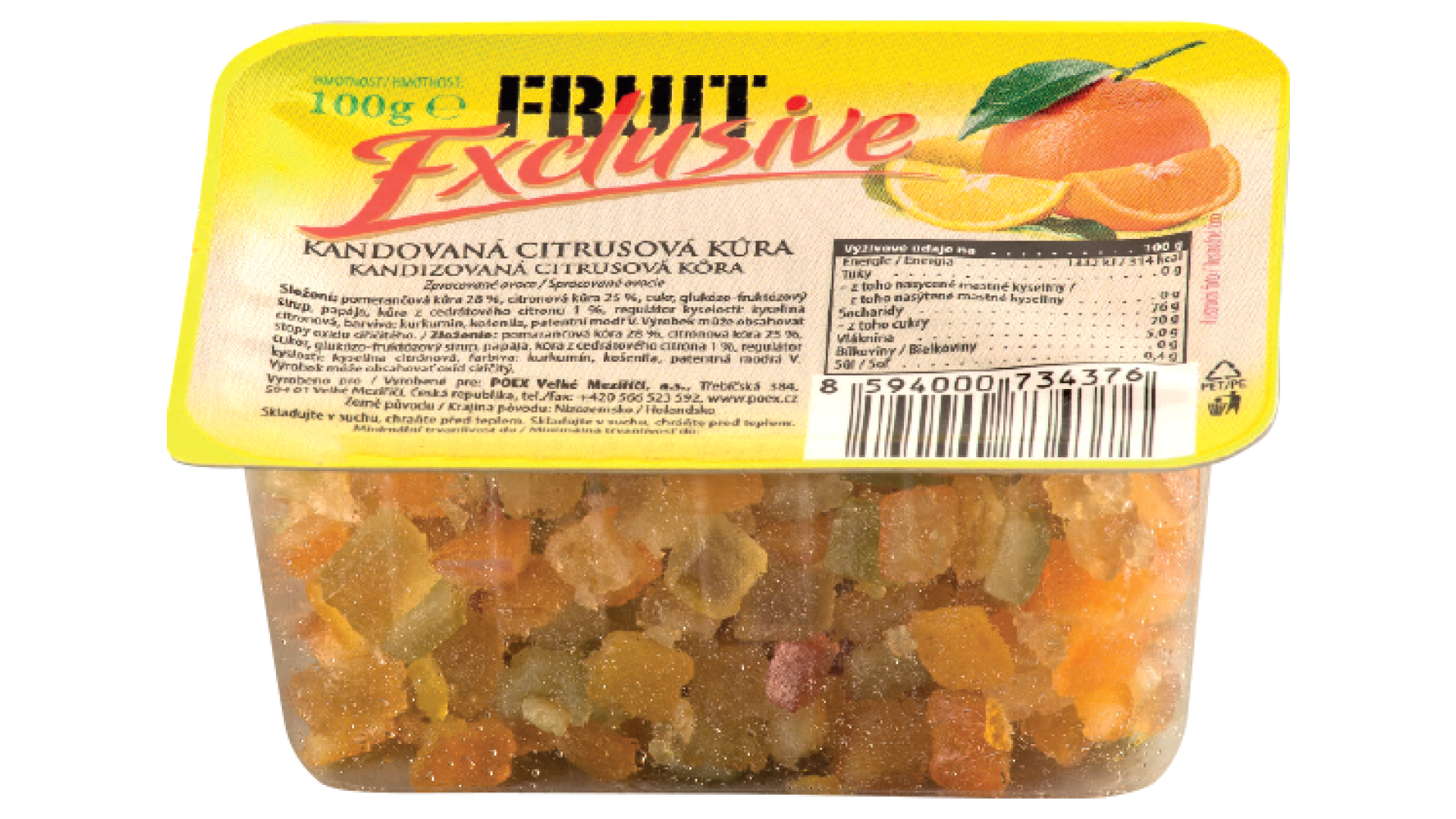 Kandovan Citronov K Ra Fruit Exclusive Poex Levn Kupi Cz