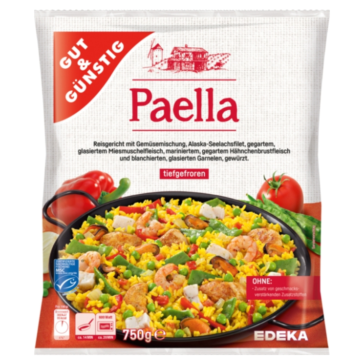 Paella mražená Gut Günstig Edeka Gut Günstig levně Kupi cz