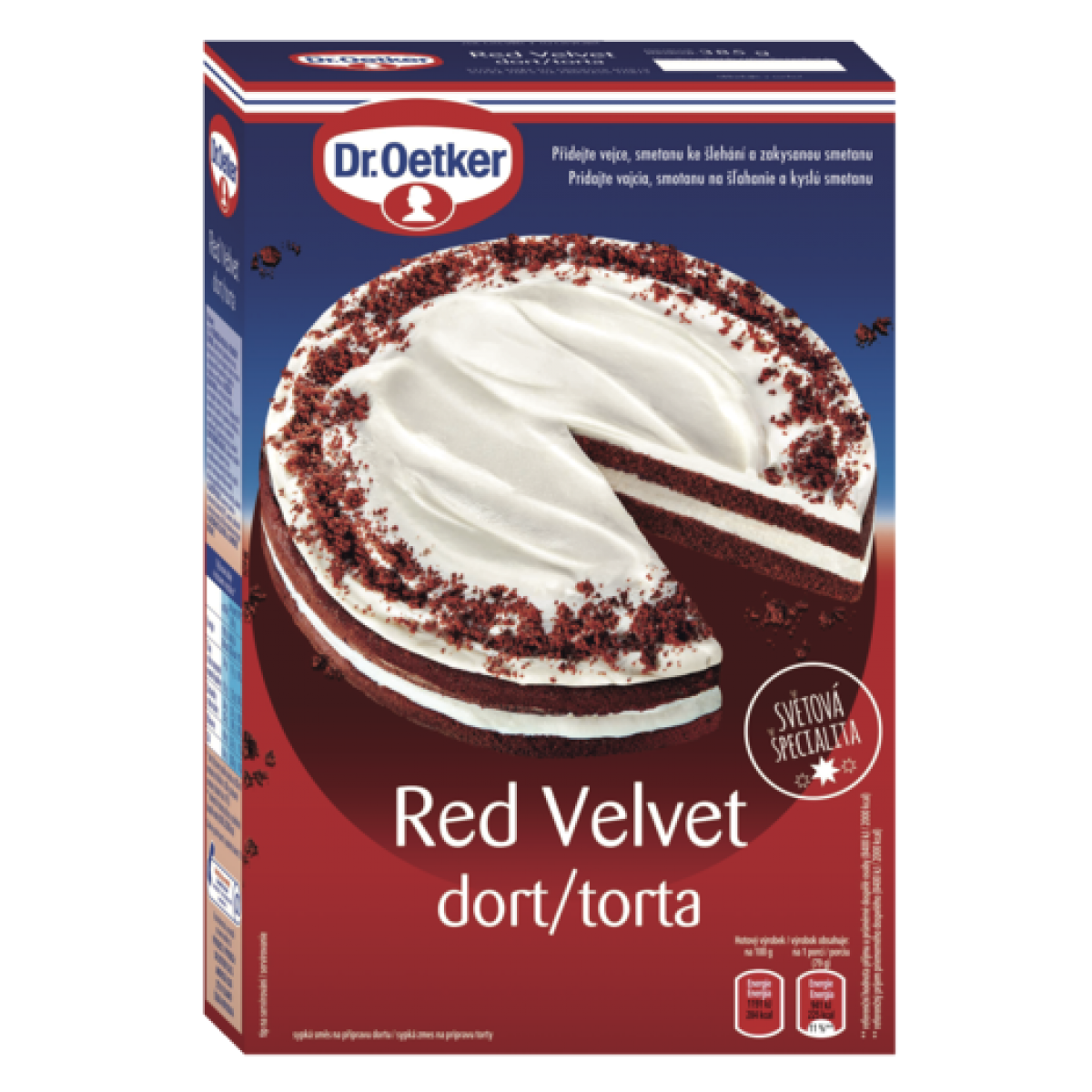 Směs na dort Red Velvet Dr Oetker levně Kupi cz