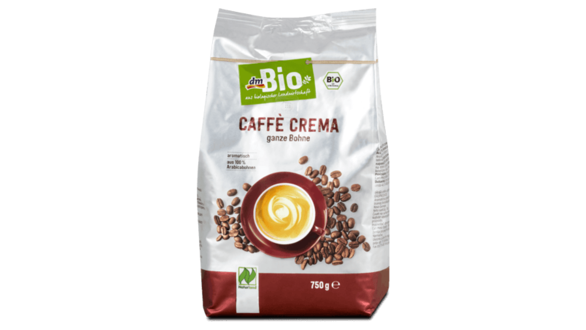 Zrnková káva Caffé Crema dm Bio levně Kupi cz