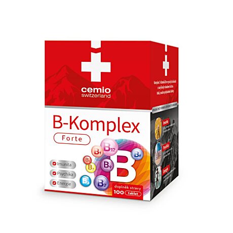 Doplněk stravy B-komplex Cemio