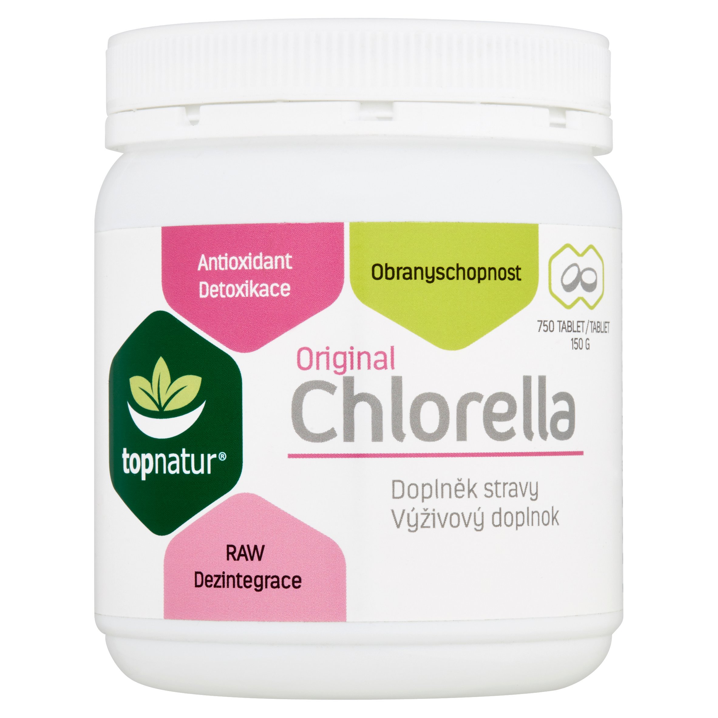 Doplněk stravy tablety Chlorella Topnatur