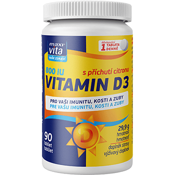 Doplněk stravy Vitamín D3 MaxiVita