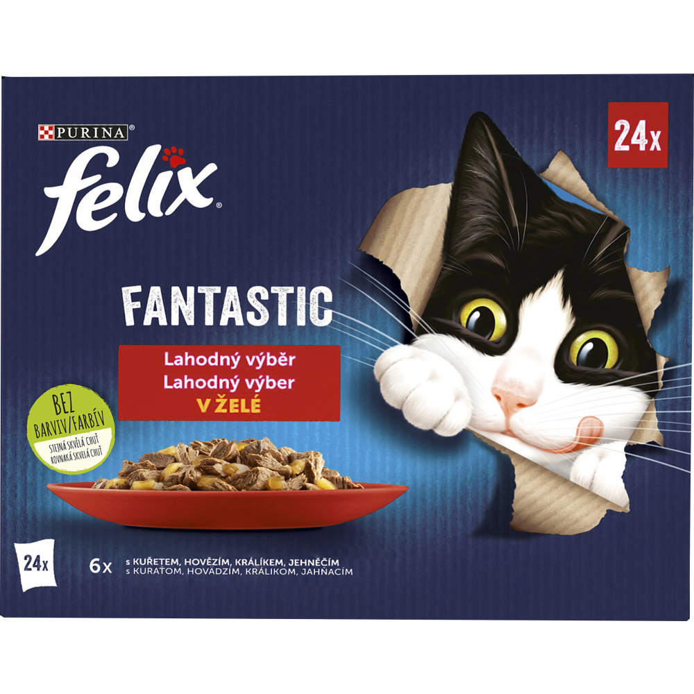 Kapsičky pro kočky Fantastic Felix Purina