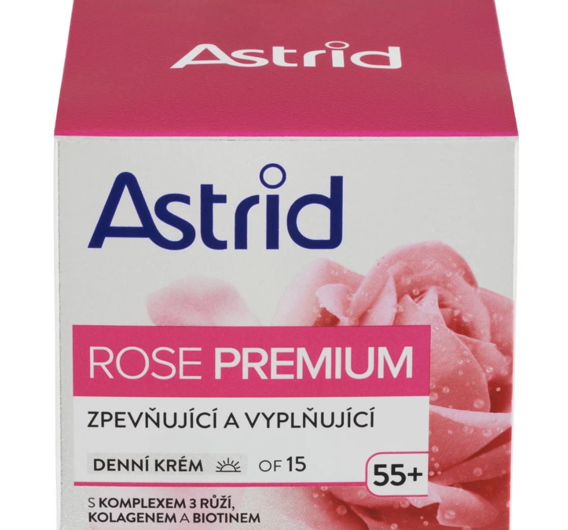 Krém pleťový Rose Premium OF 15 Astrid