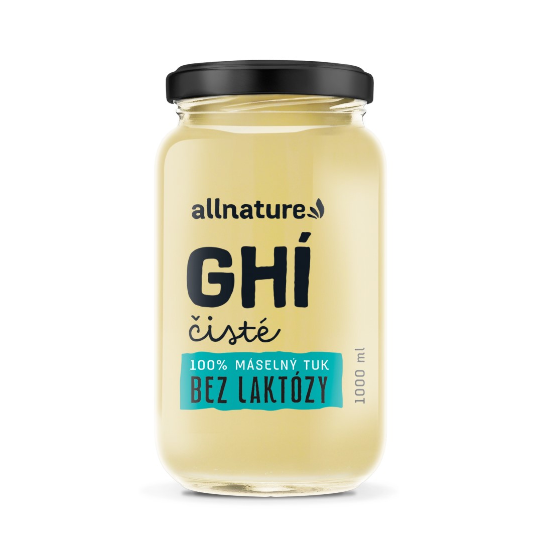 Přepuštěné máslo Ghí Allnature