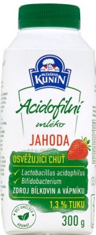 Acidofilní mléko ochucené Mlékárna Kunín