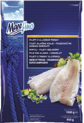 Aljašská treska filety mražená Marefino