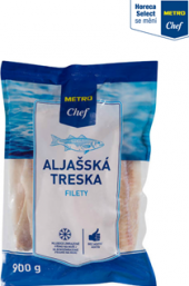 Aljašská treska filety mražená Metro Chef