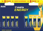 Baterie alkalické Energy Varta