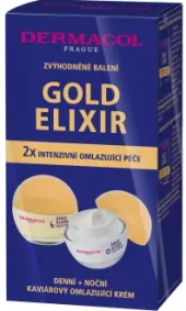 Balení krém pleťový denní a noční Gold Elixir Dermacol