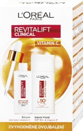 Balení sérum a pleťový krém Revitalift Clinical Vitamin C L‘Oréal