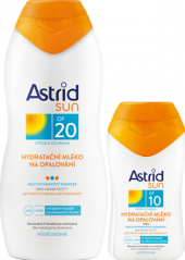 Balíček mléko na opalování hydratační OF 20 + OF 10 Astrid Sun