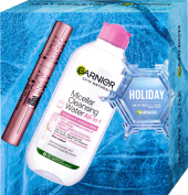 Balíček řasenka Sky High Maybelline + micelární voda Garnier