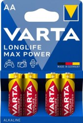 Baterie alkalické Longlife Max Power Varta