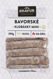 Bavorské klobásky mini Bravur