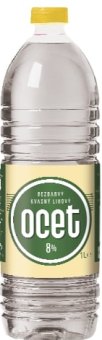 Bezbarvý kvasný lihový ocet 8%