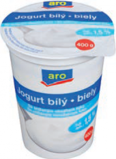 Bílý jogurt Aro