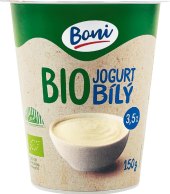 Bílý jogurt bio Bony