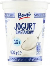 Bílý jogurt smetanový Boni