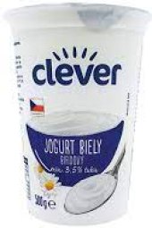 Bílý jogurt smetanový Clever