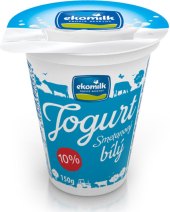 Bílý jogurt smetanový Ekomilk