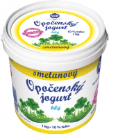 Bílý jogurt smetanový Opočenský Bohemilk
