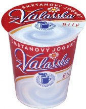 Bílý jogurt smetanový z Valašska Mlékárna Valašské Meziříčí