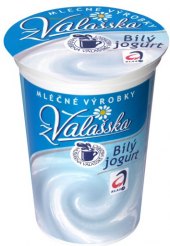 Bílý jogurt z Valašska Mlékárna Valašské Meziříčí