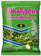 Bonbony mentolové Eukalyptus Mieszko