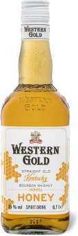 Bourbon Whisky Honey Western Gold