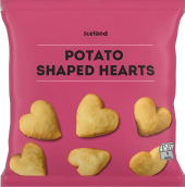 Bramborová srdce mražená Iceland