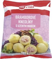 Bramborové knedlíky s uzeným masem mražené Váš Výběr