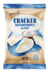 Bramborový snack Cracker Křupeto Coop