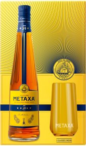 Brandy  5* Metaxa - dárkové balení