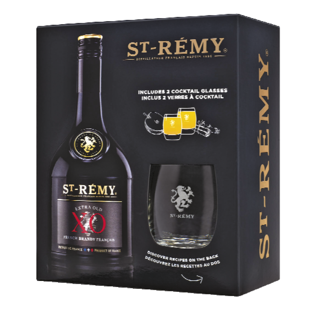 Brandy Authentic X.O. ST- Rémy - dárkové balení levně | Kupi.cz