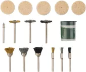 Brusné kartáče a lešticí kotouče k multibrusce Parkside