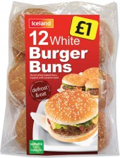 Bulky na hamburger mražené Iceland