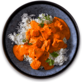 Butter chicken s basmati rýži Authentic