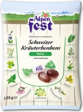 Bylinné bonbony dropsy Alpen Fest