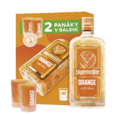 Bylinný likér Orange Jägermeister - dárkové balení