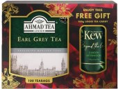 Čaj Ahmad Tea a sypaný čaj KEW - dárková kazeta