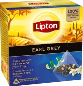 Čaj Earl Grey Lipton - pyramidový