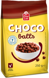 Cereálie Choco Balls Fine Life