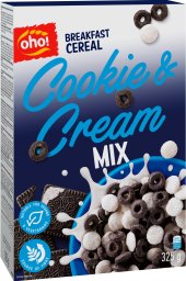 Cereálie Cookie cream mix oho!