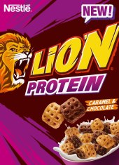 Cereálie Lion Protein Nestlé