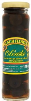 Černé olivy Beach Flower