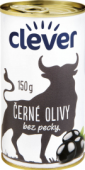 Černé olivy Clever